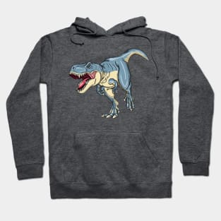 T REX Jurassic Tyrannosaurus rex Dinosaur Running Towards You Hoodie